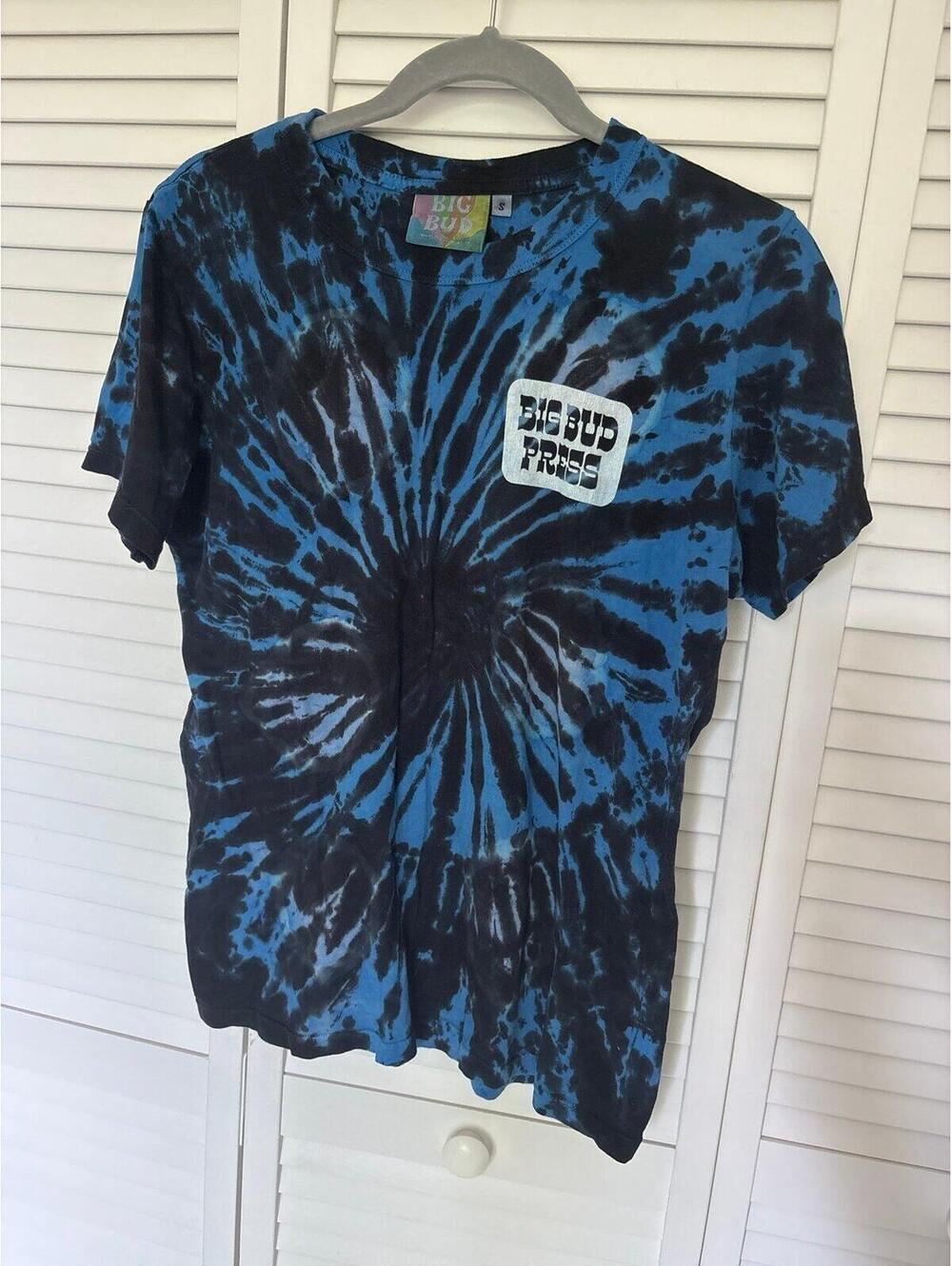 Big Bud Press Tie Dye Blue shirt S